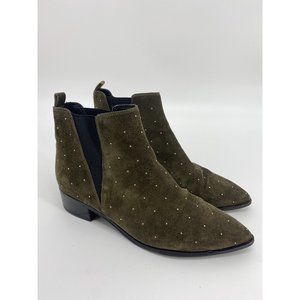 Marc Fisher "Yanaba" Studded Ankle Boots Size 7.5M